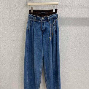 Alexander Wang Double Waistband Curve Seam Jeans